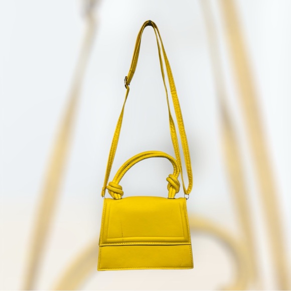 Handbags - Bright Yellow faux-leather bag